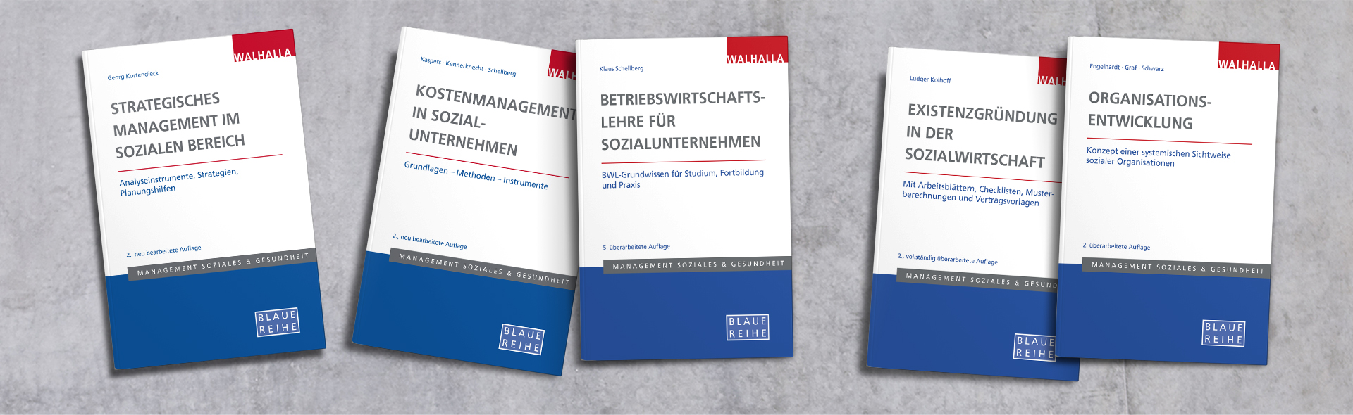 Bücher der Blauen Reihe Literatur für Sozialmanagement
